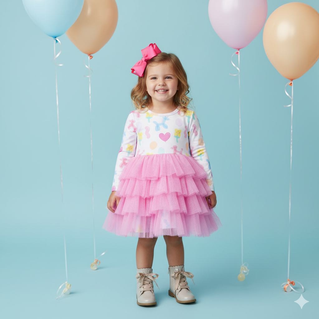 Angel Dear Balloon Animal Tutu Party Dress