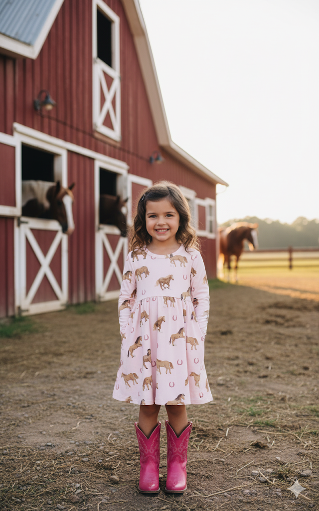 Angel Dear L/S Twirly Dress