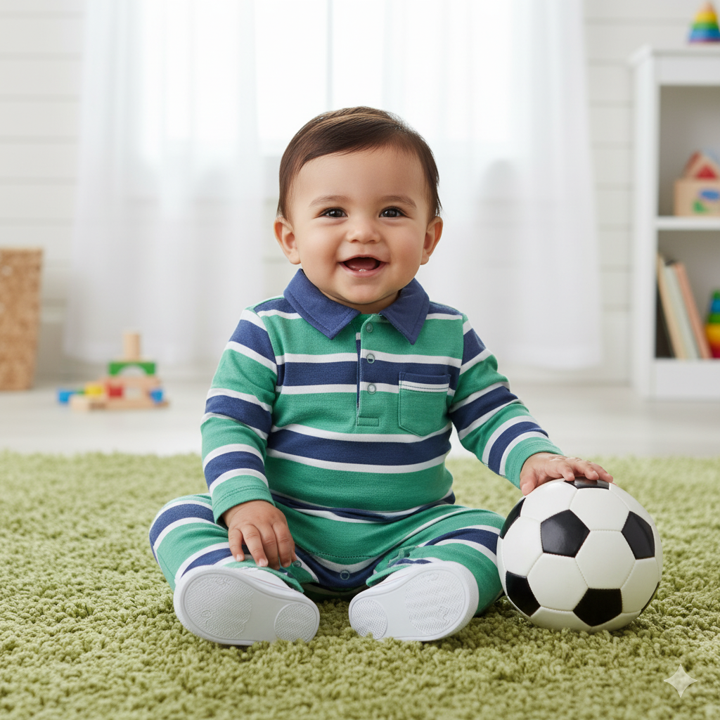 Angel Dear Baby & Toddler L/S Polo Toddler