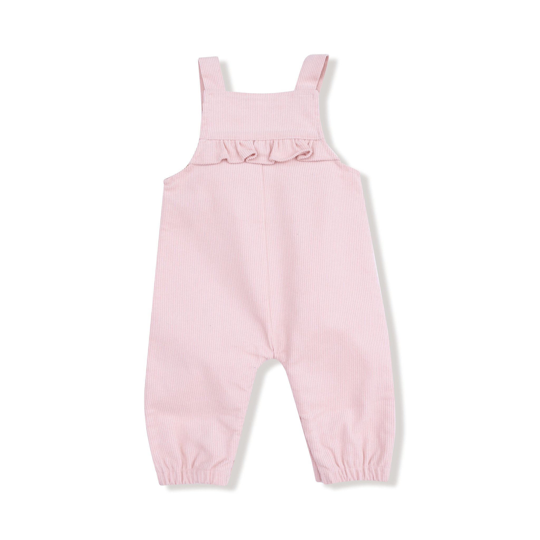 Angel Dear Yoke Ruffle Corduroy Overalls