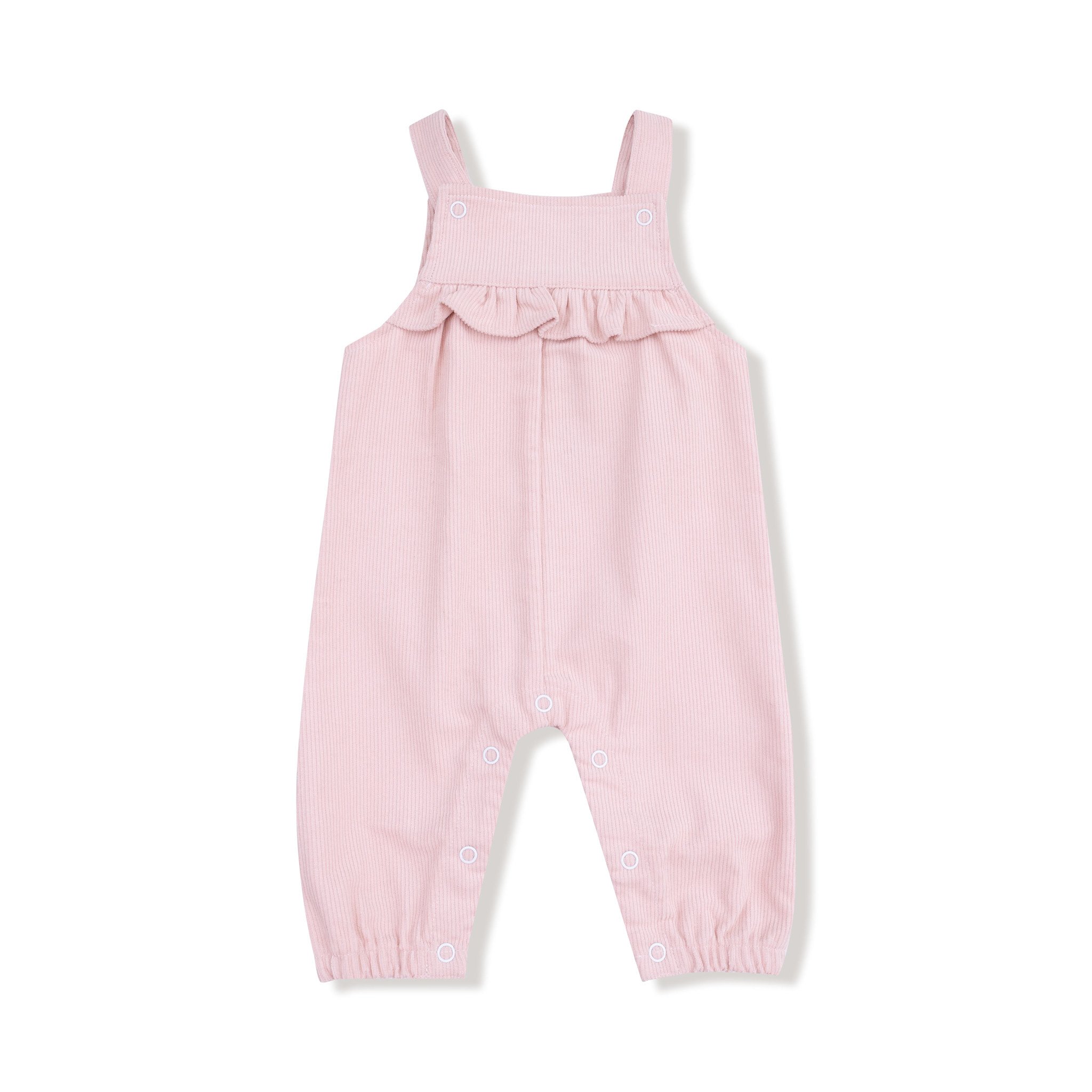 Angel Dear Yoke Ruffle Corduroy Overalls