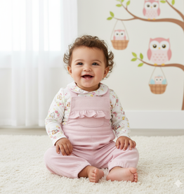Angel Dear Yoke Ruffle Corduroy Overalls