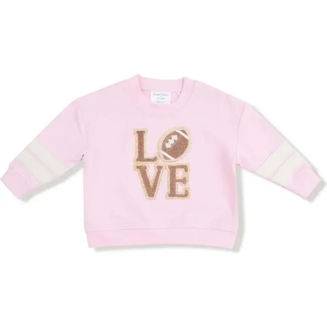 Angel Dear Varsity Drop Sleeve Sweatshirt