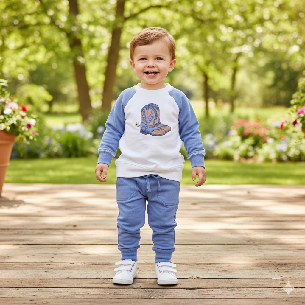 Angel Dear Boy's 2 Pc Sweatshirt/Jogger Set