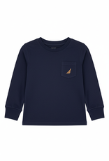 Coolybri Boy's Graphic Antler Pocket L/S Tshirt