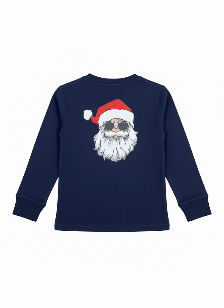 Coolybri Holiday Boy's Graphic Santa L/S Tshirt