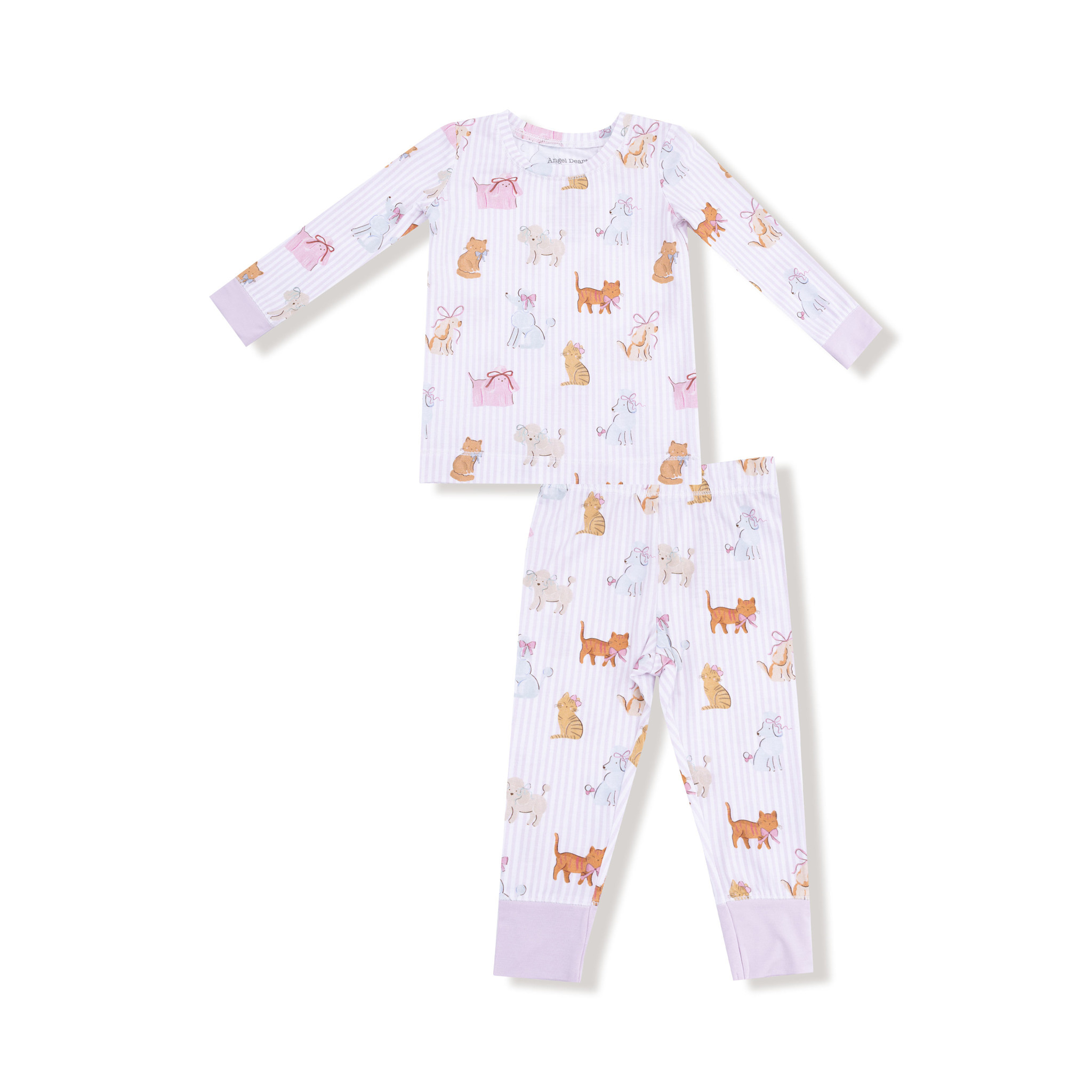 Angel Dear Girl 2pc Bamboo L/S Pj's