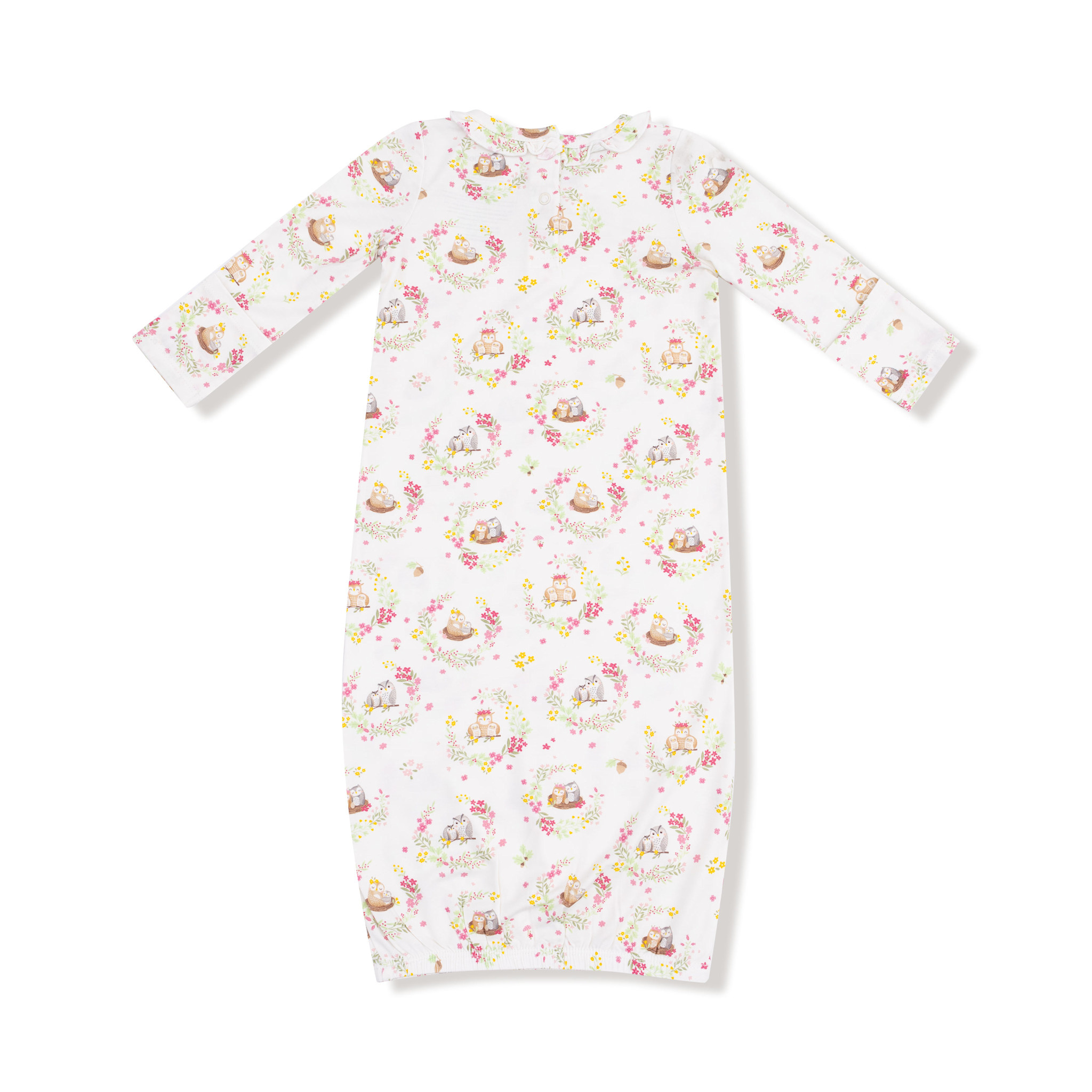 Angel Dear Baby Girl Bamboo Kimono Gown