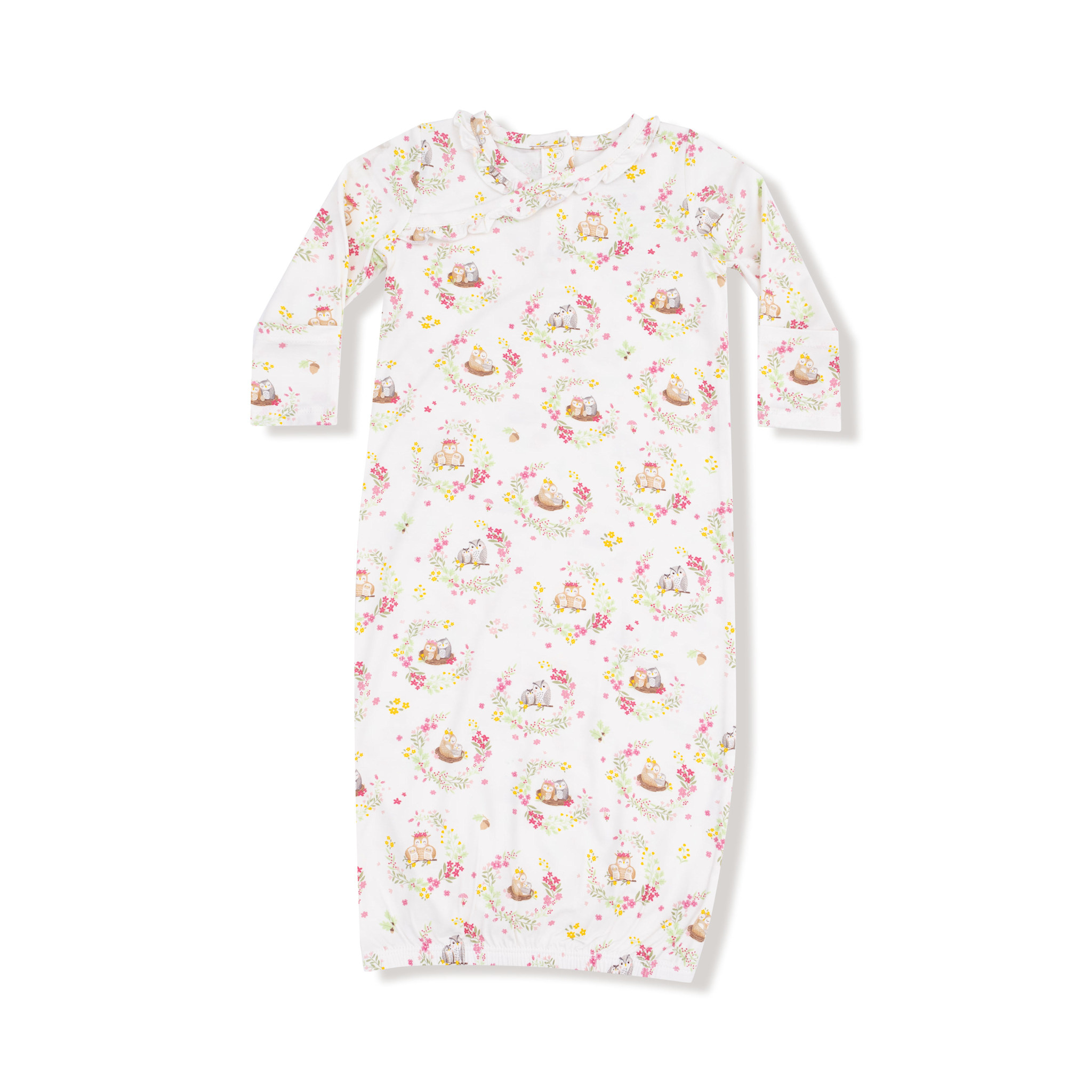 Angel Dear Baby Girl Bamboo Kimono Gown