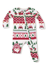 Angel Dear Baby Bamboo Christmas Footie PJ