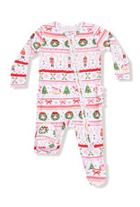 Angel Dear Baby Girl Bamboo Footie Pj