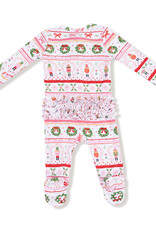 Angel Dear Baby Girl Bamboo Footie Pj