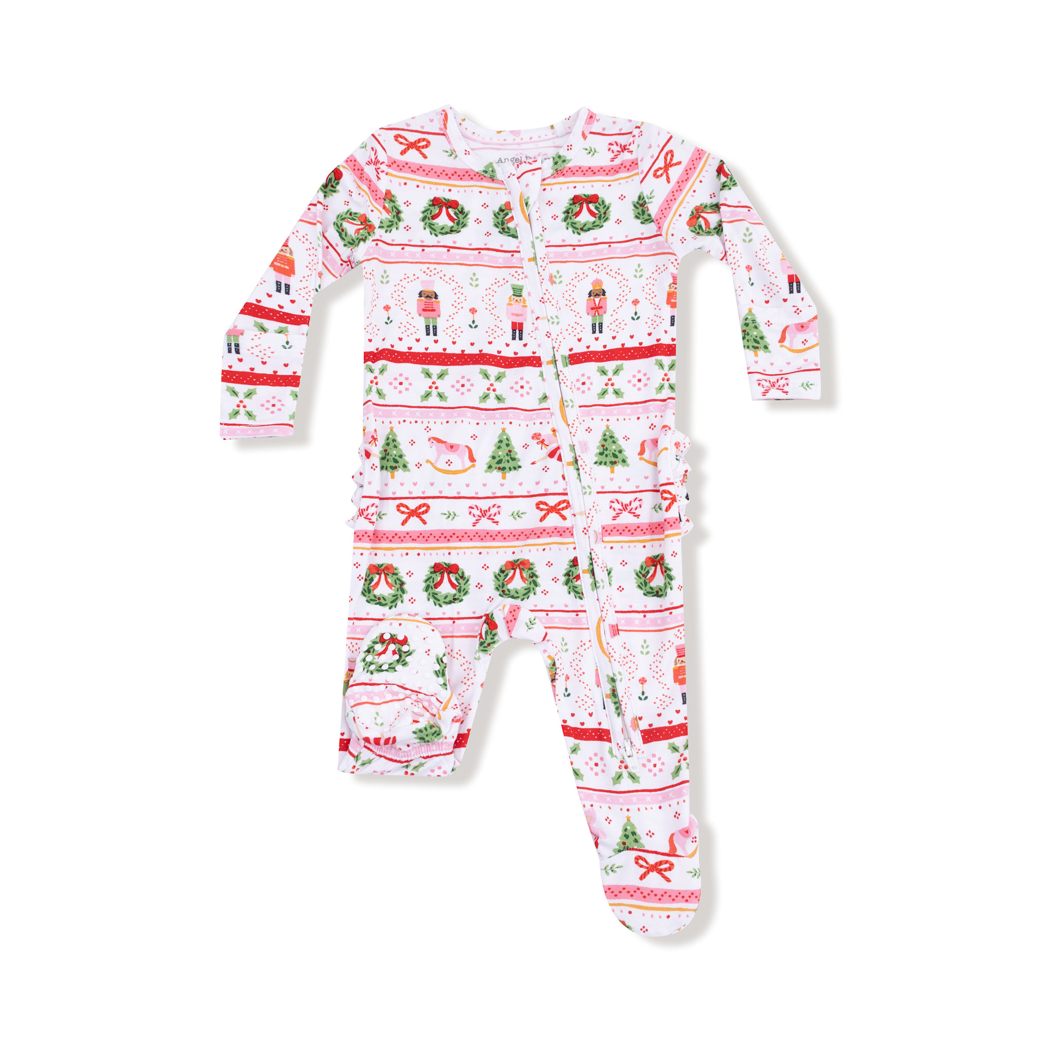 Angel Dear Baby Girl Bamboo Footie Pj