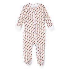 Lila+Hayes Baby / Toddler Zipper Christmas Pj's