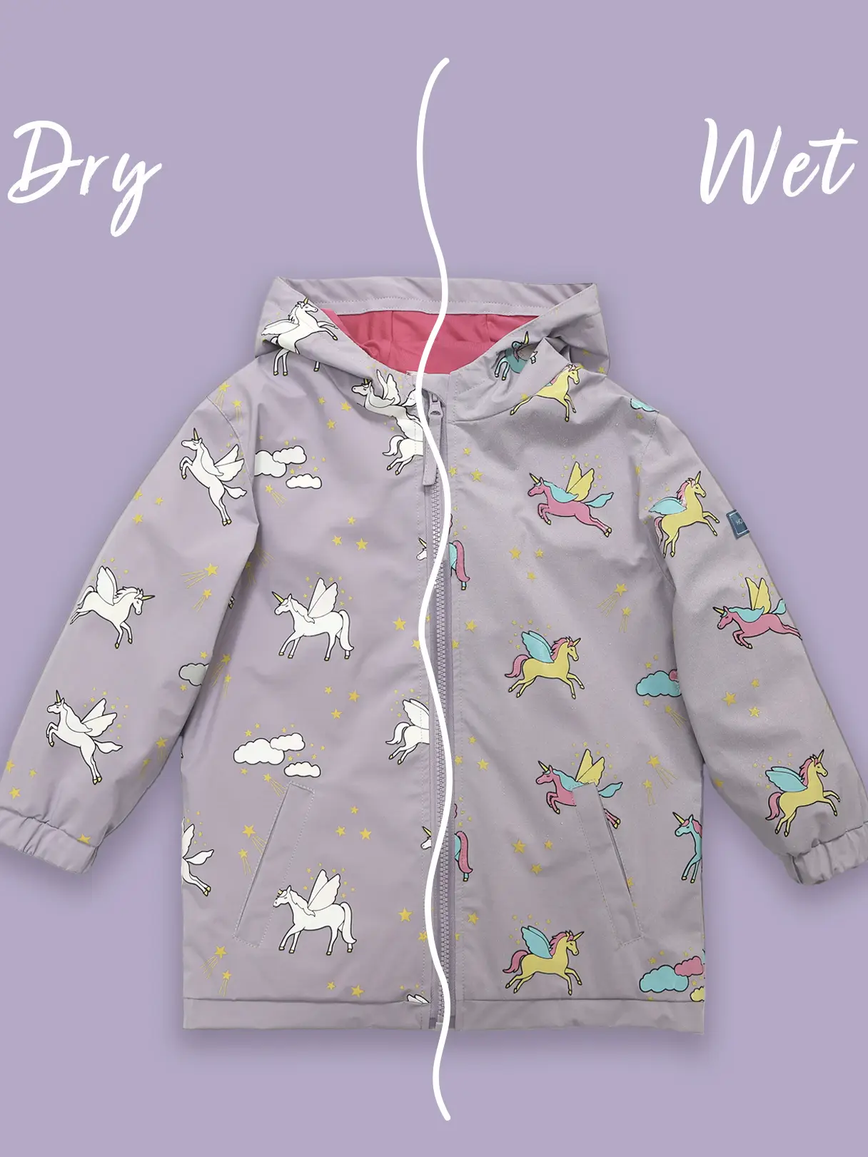 Holly and Beau Color Changing Raincoats