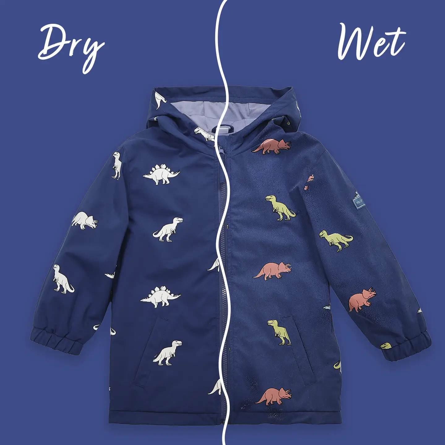 Holly and Beau Color Changing Raincoats