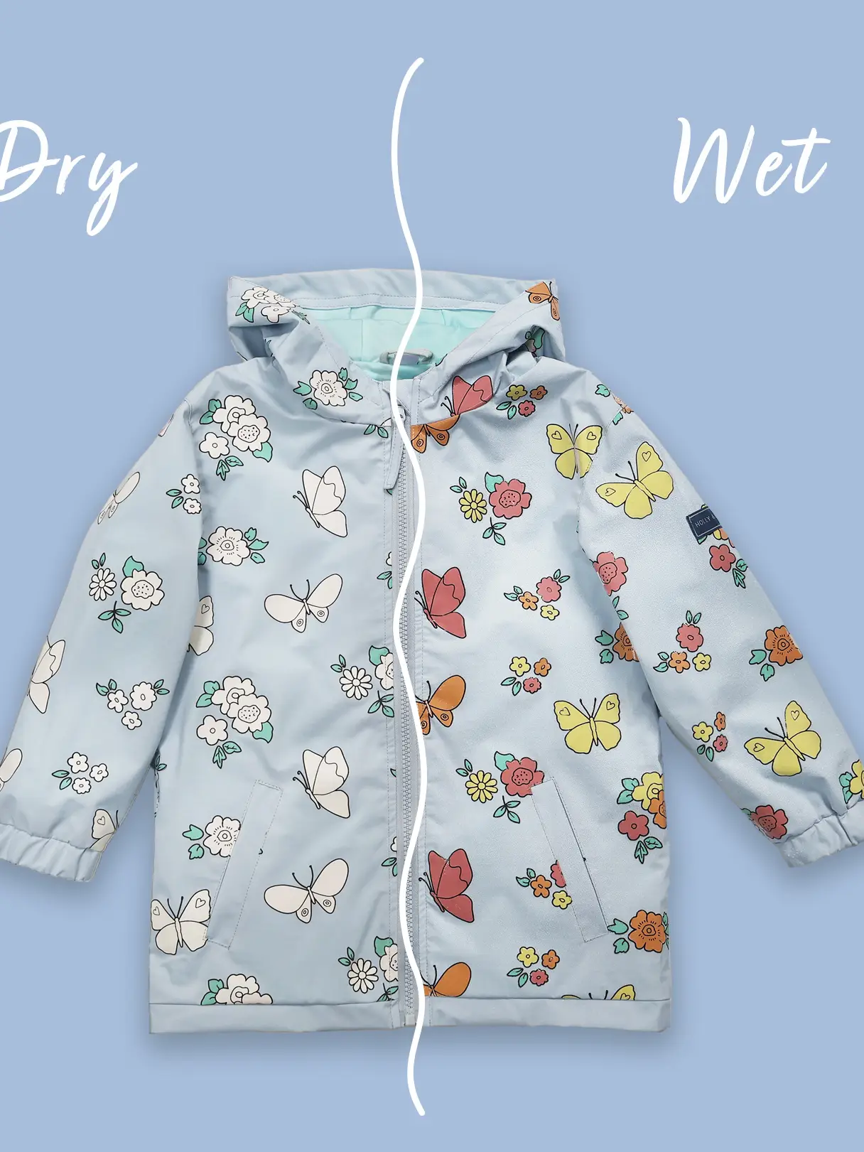 Holly and Beau Color Changing Raincoats