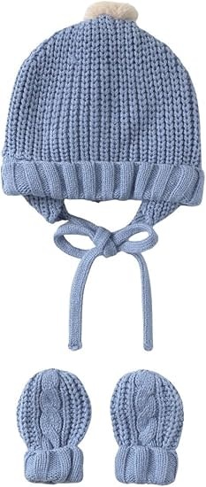Mayoral Baby Hat & Mitten Set