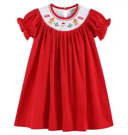 Lil Cactus Santa & Gingerbread Men Christmas Dress