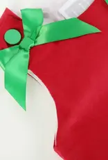 Lil Cactus Santa Corduroy Applique Bow Dress