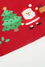 Lil Cactus Santa Corduroy Applique Bow Dress