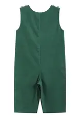 Lil Cactus Boys' Santa Smocked Overalls
