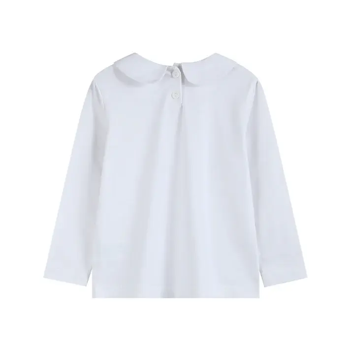 Lil Cactus Cotton  Santa Appliqued Collard Shirt