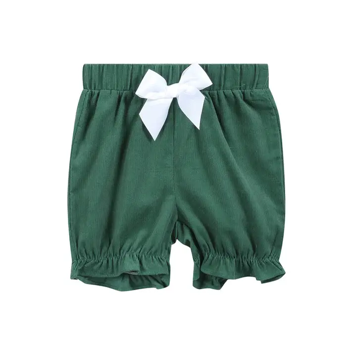Lil Cactus Velvet Santa Smocked Dress & Bloomer