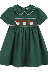 Lil Cactus Corduroy Santa Smocked Dress