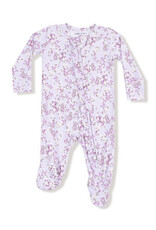 Angel Dear Baby Girl Bamboo Ruffled Footie Pj