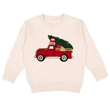 Sweet Wink Christmas Truck Sweatshirt