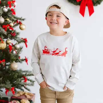 Sweet Wink Santa Dino Sleight L/S T-Shirt