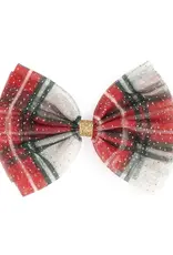 Sweet Wink Christmas Tartan Headband and Bow