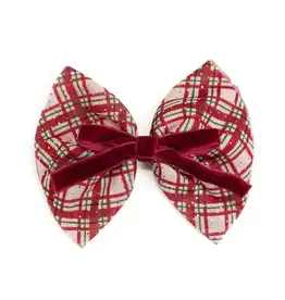 Sweet Wink Christmas Tartan Headband and Bow