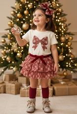 Sweet Wink Christmas Plaid S/S T-Shirt
