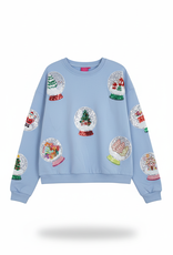 Queen of Sparkle Junior Snow Globe Sweatshirt