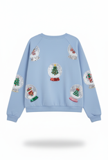 Queen of Sparkle Junior Snow Globe Sweatshirt