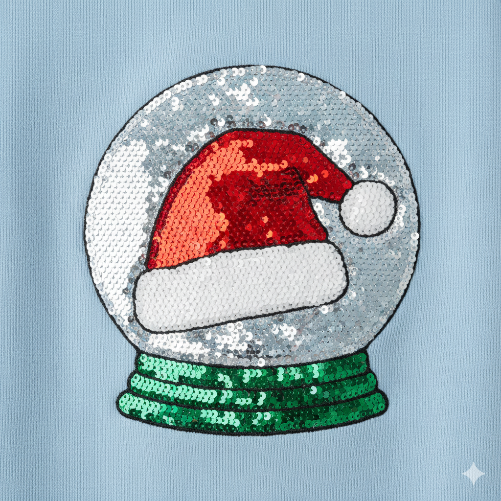 Queen of Sparkle Junior Snow Globe Sweatshirt