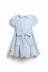 Cotton Kids Nutcracker S/S Appliqued Dress