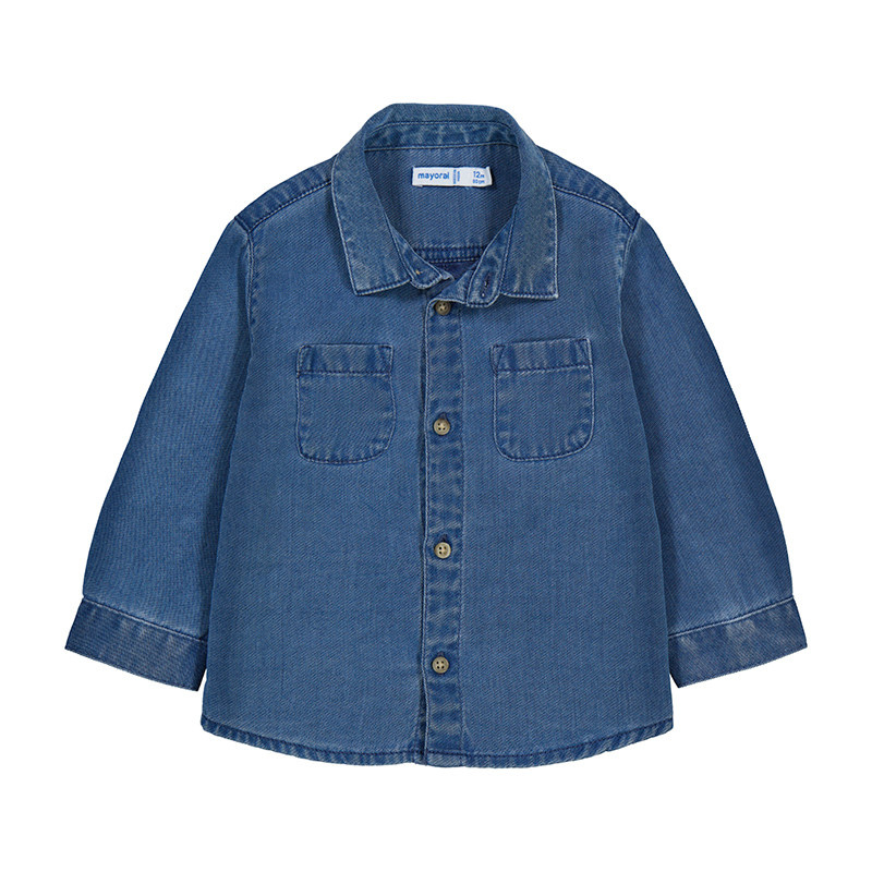 Mayoral Baby & Toddler Boy L/S Denim Shirt