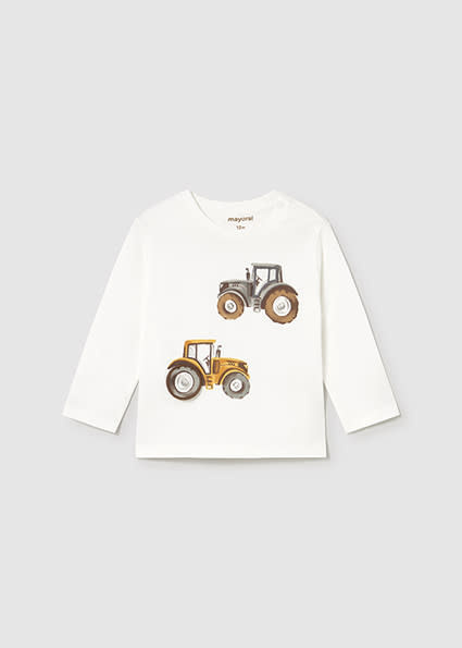Mayoral Baby/Toddler Tractor Fun L/S Tee