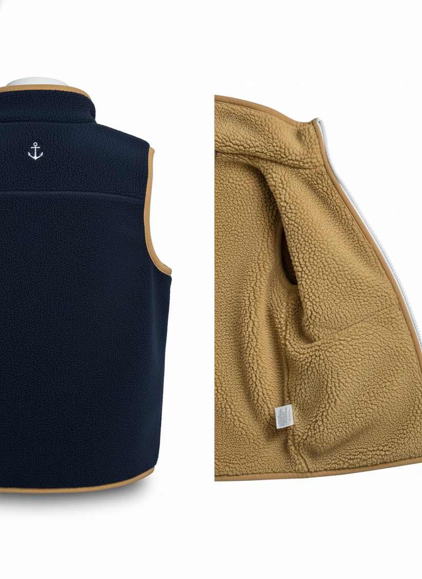 Coolybri Harry, Performance Reversible Fleece Vest