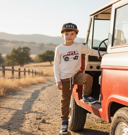Me & Henry Boy's Vintage Bronco L/S Tee
