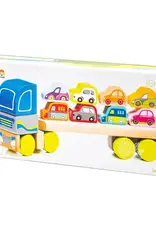 Toysmith Wooden Truck w/ Cars