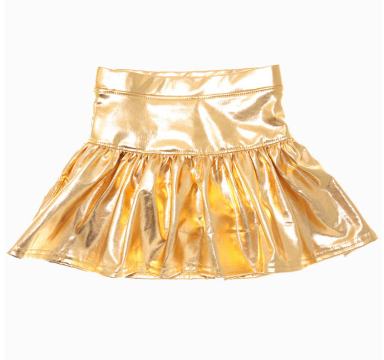 Azarhia Holiday Metallic Skort