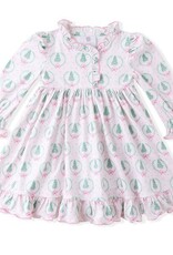 Swoon Baby Clothing Holiday Christmas Tree Wreath PJ Gown