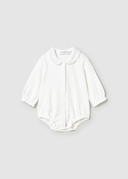 Mayoral Baby Girl Basic Collard Bodysuit
