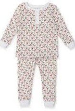 Lila+Hayes Boy's Pima Cotton Christmas 2 pc Pj's
