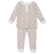 Lila+Hayes Boy's Pima Cotton Christmas 2 pc Pj's