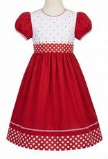 Will' Beth Short Sleeve Smocked Chistmas Dress